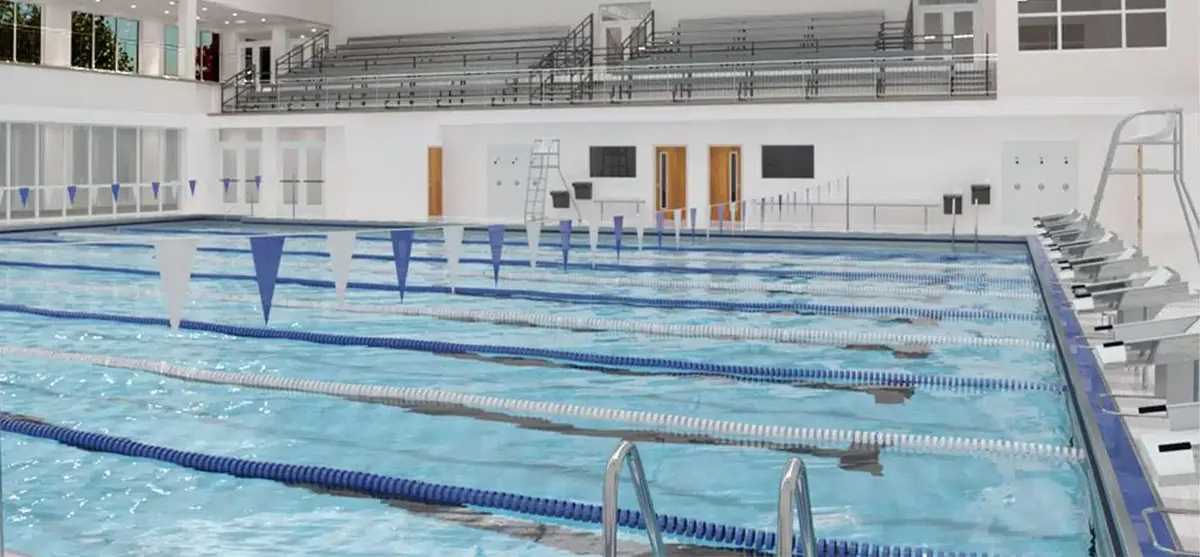 Tallulah Falls School competition natatorium